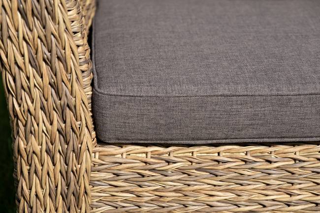 "Капучино" лаунж-зона из искусственного ротанга (гиацинт), цвет соломенный