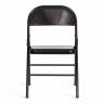 Стул складной Фолдер/Folder (мод.3023(II)) металлический, 46,5х48х75, черный  (Комплект из 6 шт.) черный металлический