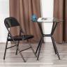 Стул складной Фолдер/Folder (мод.3023(II)) металлический, 46,5х48х75, черный  (Комплект из 6 шт.) черный металлический