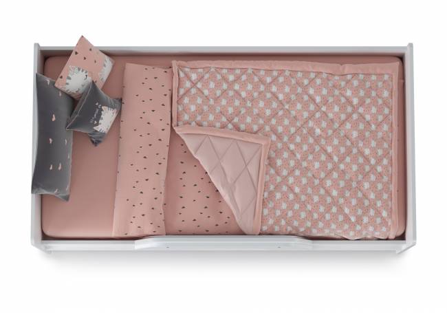 Кровать с ящиками Уна 11.22 цвет белый