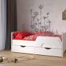 Кровать с ящиками Уна 11.22 цвет белый