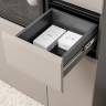 Два шкафа с ящиками и тумба под ТВ Сидней цвет антрацит/МДФ веллюто капучино