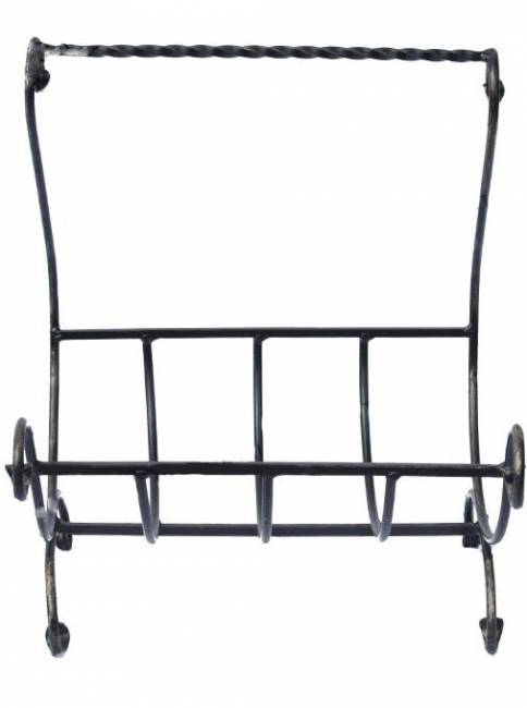 Кованая дровница для мангала и камина