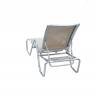 Шезлонг-лежак металлический Lotos Sunbed тортора 2000х625х1050 мм
