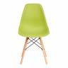 Стул Синди Имс/Cindy Eames (мод.001) дерево бук/металл/сиденье пластик, 51х46х82см, оливковый 66012 (Комплект из 4 шт.) оливковый 66012 дерево бук/металл/сиденье пластик
