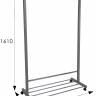 Вешалка напольная В 35Н серый