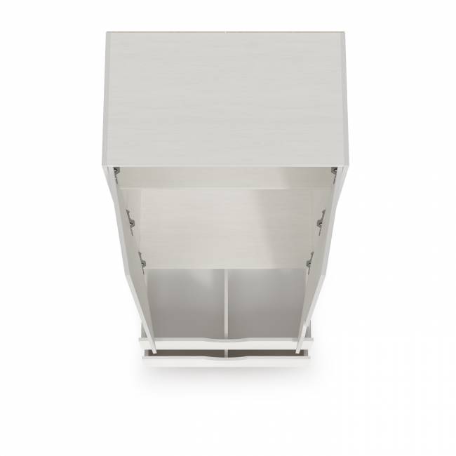 Шкаф для одежды Уна 13.327 цвет белый шкаф с двумя выдвижными ящиками