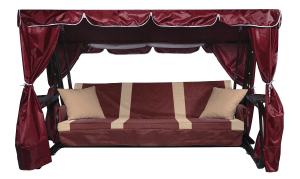 Садовые качели Нирвана 76 PREMIUM бордо