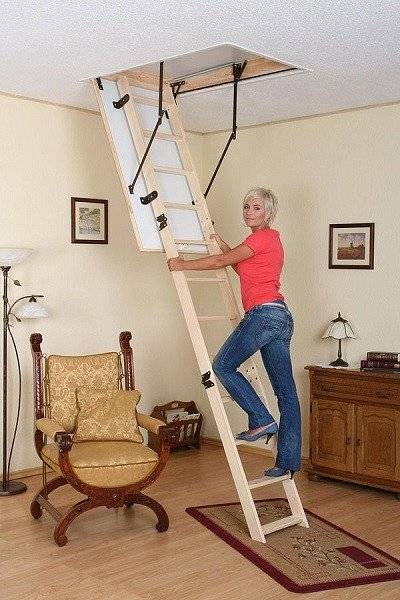 Чердачная складная лестница Oman Termo 110х60