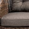 "Равенна" диван двухместный плетенный из ротанга, цвет коричневый