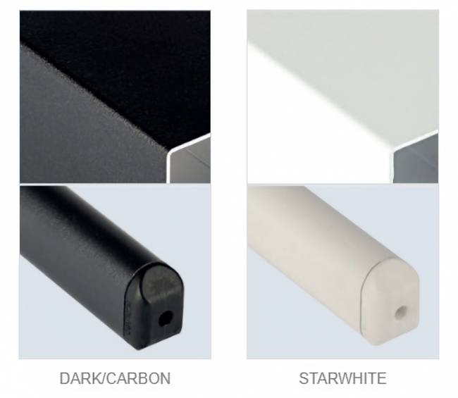 Зонт профессиональный двухкупольный 2.9х6 м Galaxia Dual V StarWhite белый, серо-коричневый 2900х6000 мм