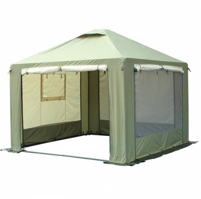 Шатер Митек ПИКНИК-ЛЮКС 3х3 м со стенками (2 места)