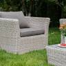"Капучино" лаунж-зона из искусственного ротанга, цвет бежевый