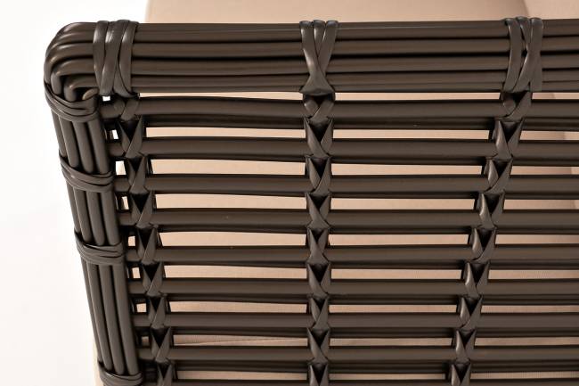 "Валенсия" кресло из искусственного ротанга, цвет бронзовый