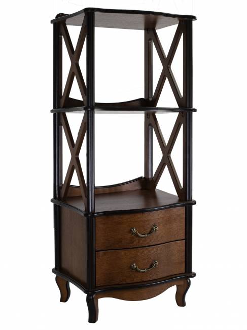 Этажерка Джульетта 2 уровня, орех Л