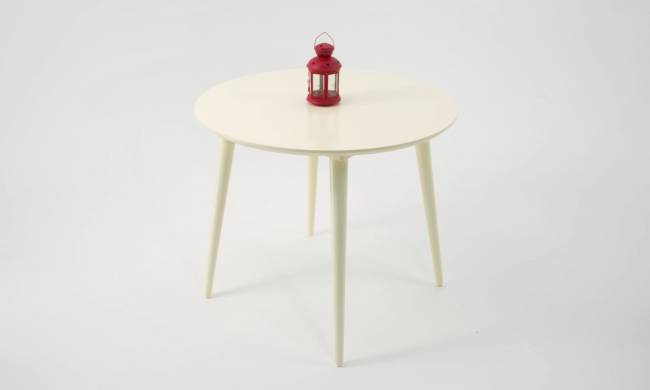 Стол Монте К 90 слоновая кость