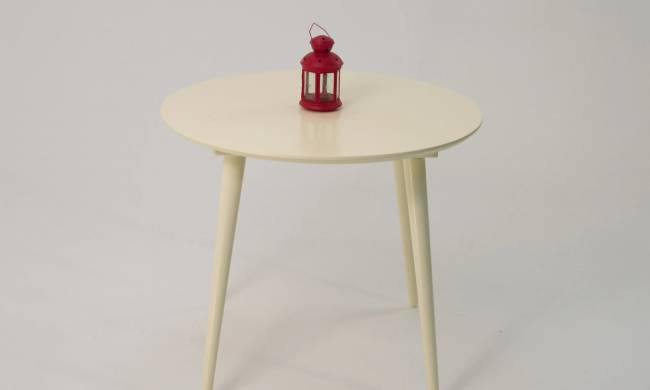 Стол Монте К 90 слоновая кость