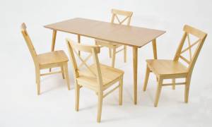 Стол Монте 120 натур со стульями Ингольф натур Стол Монте 120 натур со стульями Ингольф натур