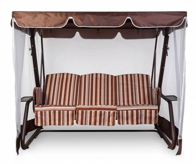 Тент-крыша + москитная сетка Золотая Корона 76 250х172х185, шоколад