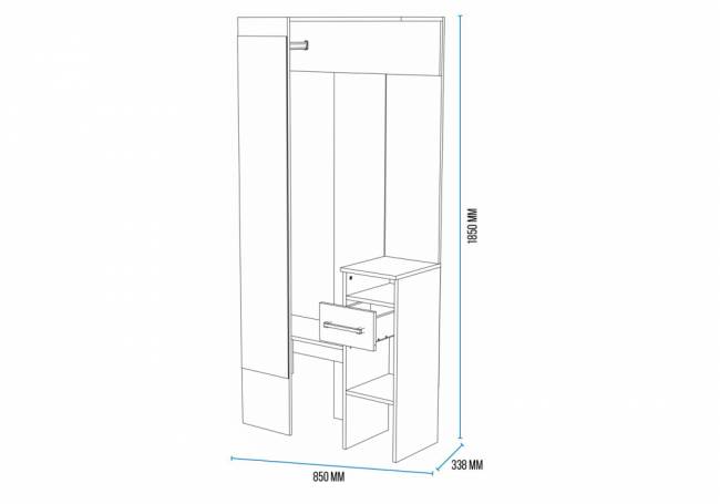 Прихожая Рогес белая