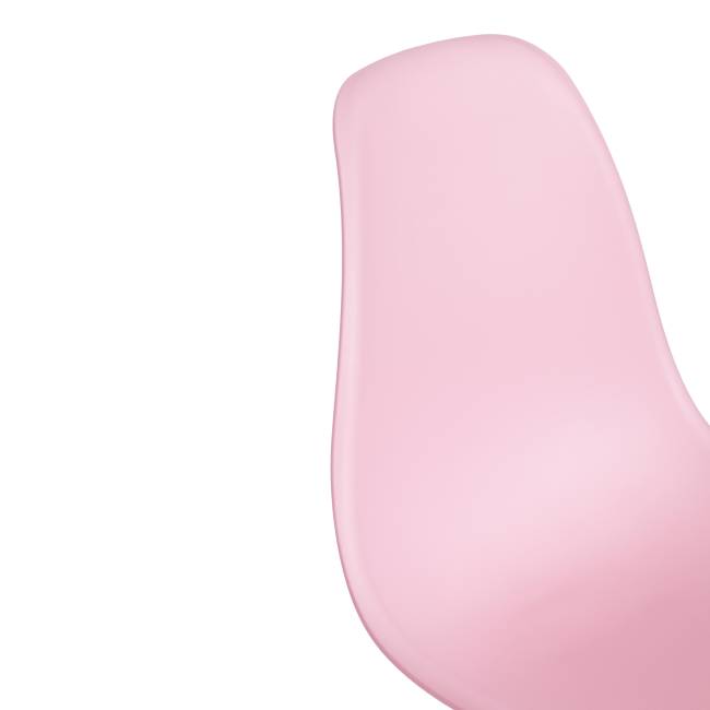 Стул Синди Имс/Cindy Eames (мод.001) дерево бук/металл/сиденье пластик, 51х46х82,5см, светло-розовый (Комплект из 4 шт.) светло-розовый/light pink дерево бук/металл/сиденье пластик