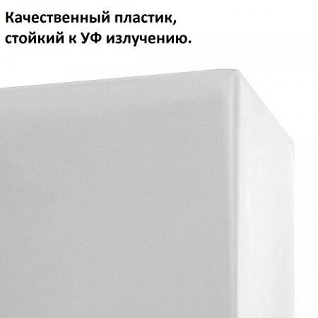 Кашпо для цветов Prosperplast Urbi Square 26,6+11л, белый