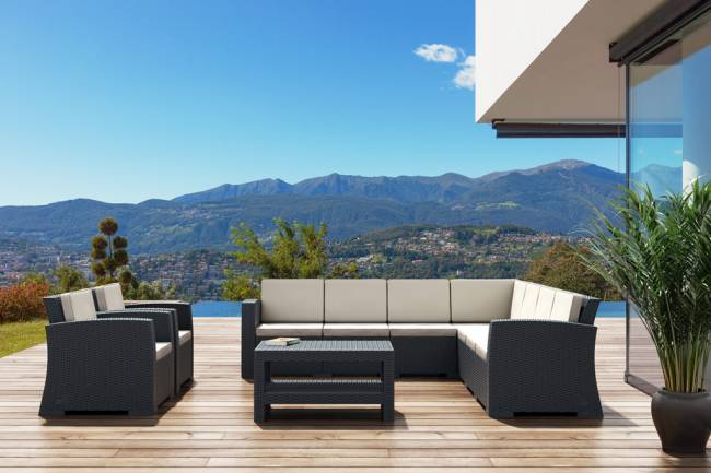 Угловая подушка Monaco Corner Cushion бежевый 600х600х70 мм