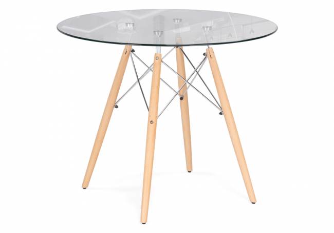 PT-151 80х80х76 clear glass / wood