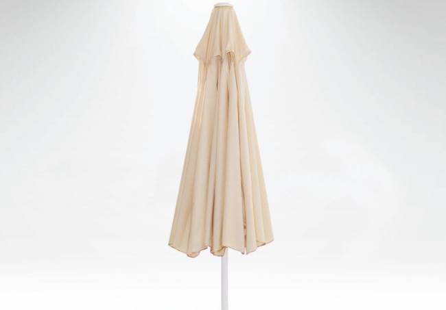 Зонт пляжный профессиональный Ø2.5 м Kiwi Clips бежевый Ø2500 мм Зонт пляжный профессиональный Ø2.5 м Kiwi Clips бежевый Ø2500 мм