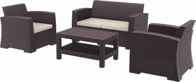 Подушка на сиденье Monaco Seat Cushion бежевый 580х580х70 мм