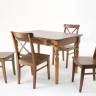 Обеденная группа Верди 120 со стульями Ингольф орех Обеденная группа Верди 120 со стульями Ингольф орех