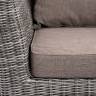 "Капучино Сингл" лаунж-зона из искусственного ротанга, цвет графит