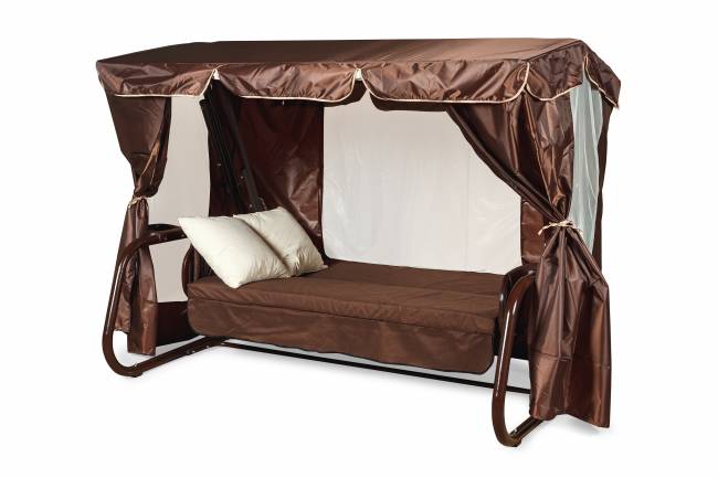 Садовые качели ТОРНАДО PREMIUM шоколад Садовые качели ТОРНАДО PREMIUM шоколад