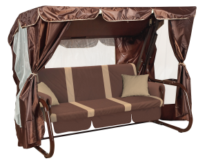 Садовые качели ТОРНАДО PREMIUM шоколад