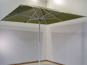 Зонт профессиональный 2.5х2.5 м Manuel белый, зеленый 2500х2500 мм