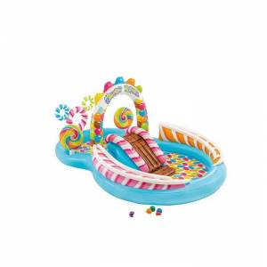 Игровой центр 295x191x130см "Территория сладостей" с разбрыз., горк и игруш, 374л, до 81кг, от 2 лет