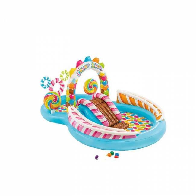 Игровой центр 295x191x130см "Территория сладостей" с разбрыз., горк и игруш, 374л, до 81кг, от 2 лет