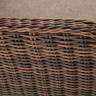 "Прованс" диван из искусственного ротанга трехместный, цвет коричневый