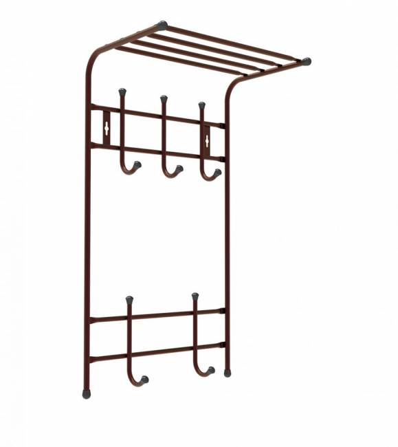 Вешалка настенная  5 крючков, медный антик