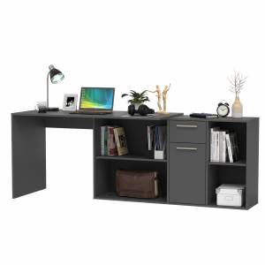 Стол-трансформер письменный Лайт 03.245.01 цвет тёмно-серый