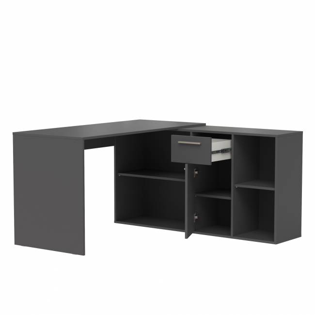 Стол-трансформер письменный Лайт 03.245.01 цвет тёмно-серый