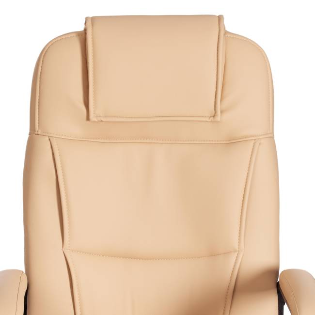 Кресло Бергамо/Bergamo хром (22) кож/зам, бежевый, 36-34 бежевый кож/зам