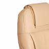 Кресло Бергамо/Bergamo хром (22) кож/зам, бежевый, 36-34 бежевый кож/зам