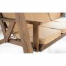 Качели из дерева "Floresta" Cappuccino (из лиственницы) 3-х местные