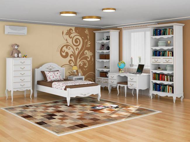 Кровать Малонн Ави Белый