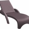 Шезлонг пластиковый GS 1009 (Fiji) коричневый 1870x730x340 мм Шезлонг пластиковый GS 1009 (Fiji) коричневый 1870x730x340 мм