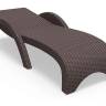Шезлонг пластиковый GS 1009 (Fiji) коричневый 1870x730x340 мм Шезлонг пластиковый GS 1009 (Fiji) коричневый 1870x730x340 мм