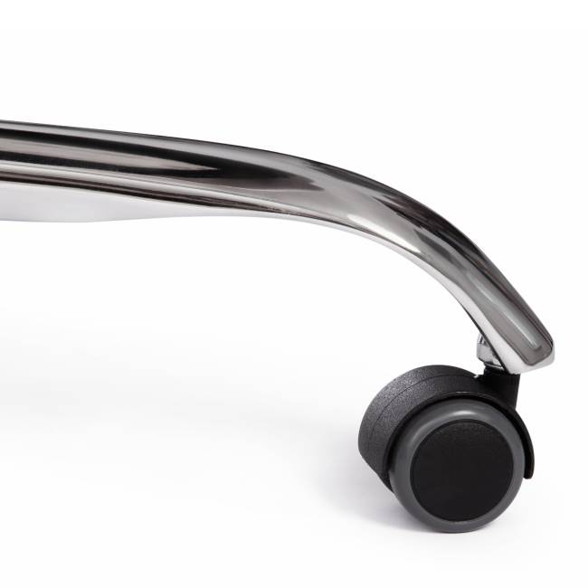 Кресло Бергамо/Bergamo хром (22) кож/зам, белый, 36-01 белый кож/зам