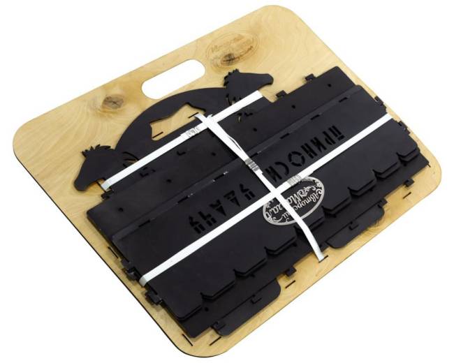 Мангал разборный "Ипподром", сталь AISI304, 3мм