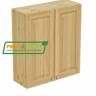 Шкаф навесной 800 х 300 х 900 филенка, сосна, без покраски